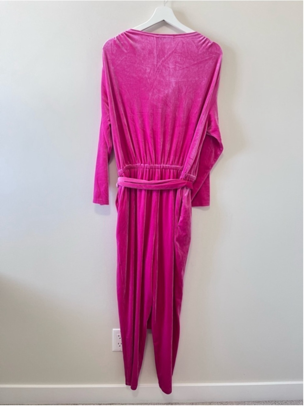 Smash + Tess x Birds Papaya Very Velvet Magenta Jumpsuit Size XL - Picture 8 of 12